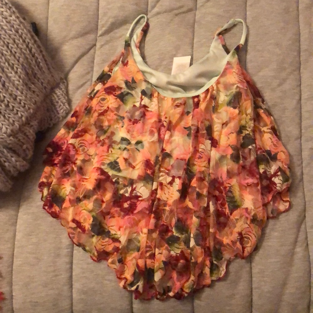 Floral crop top